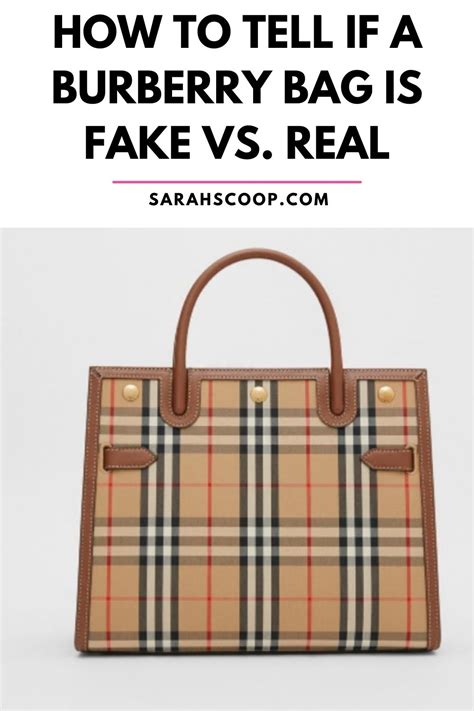 burberry buy fake|how to spot a Burberry bag.